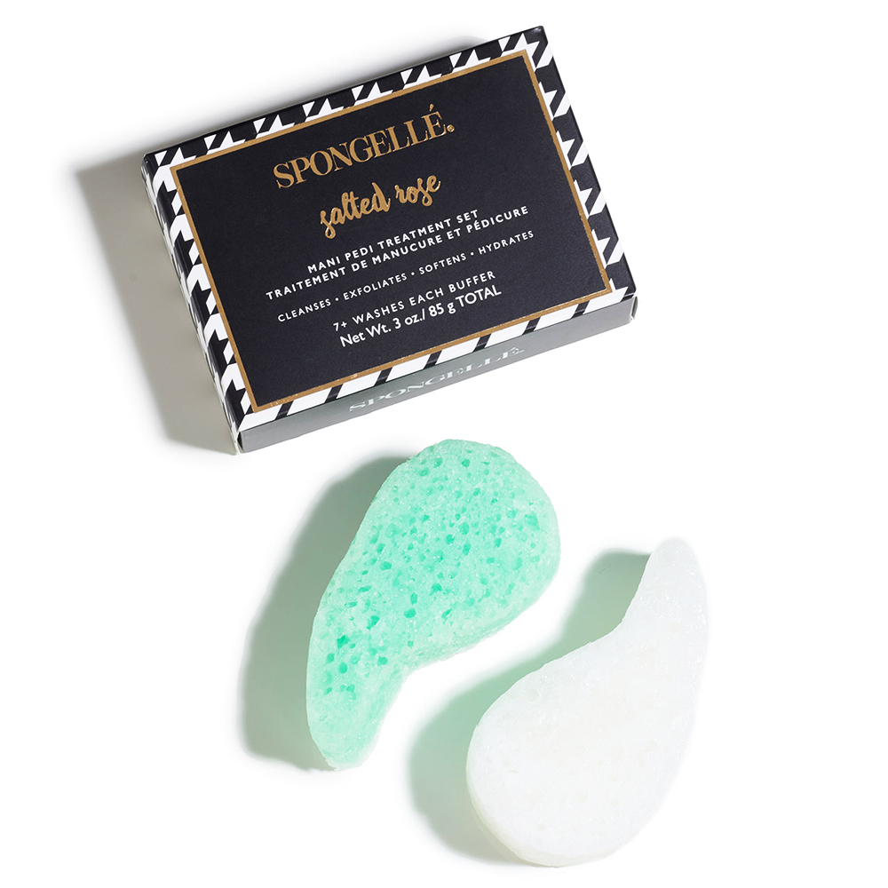 SPONGELLE | Salted Rose Mani/Pedi Treatment Set