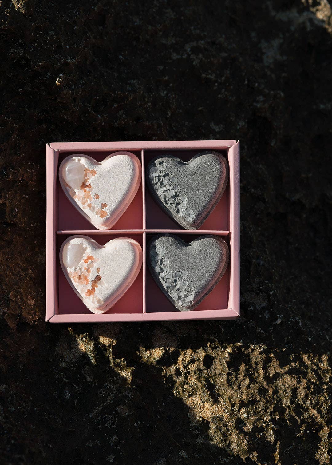 LA SALT CO.| Love Heart Bath Bomb Set