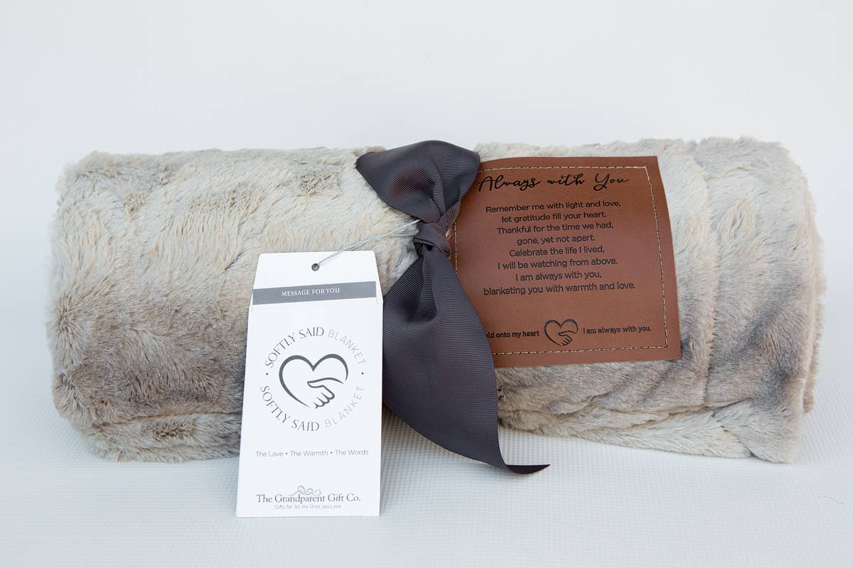 SOFTLY SAID SYMPATHY BLANKET | Always With You