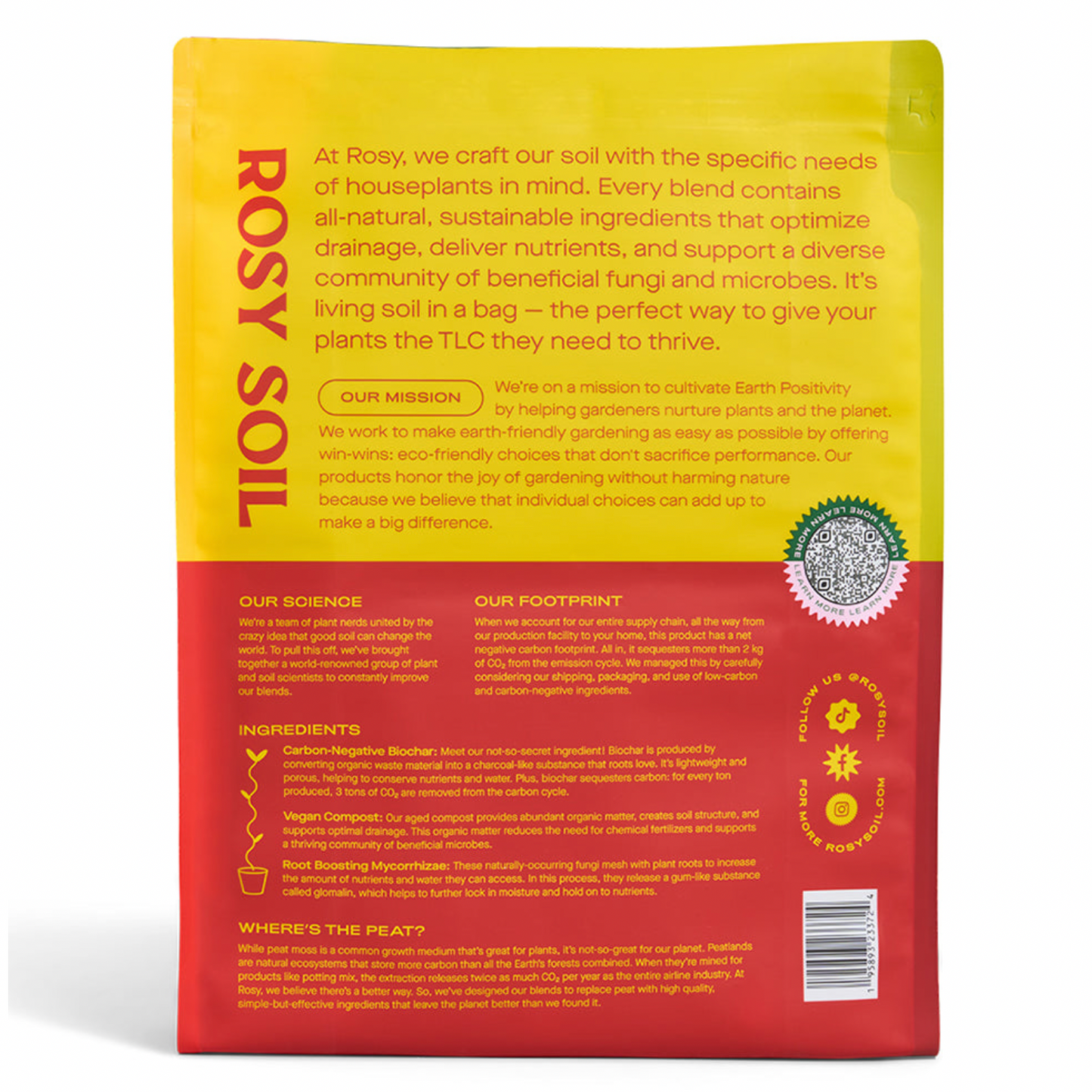 ROSY | 4qt Organic Potting Soil Mix