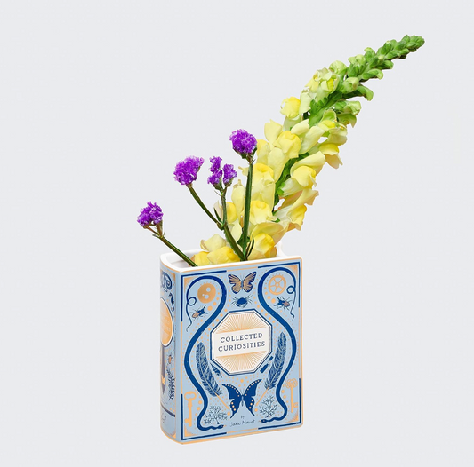 BIBLIOPHILE CERAMIC VASE | Collected Curiosities