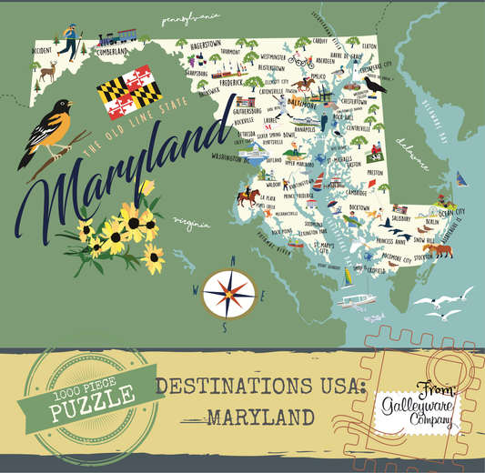 GALLEYWARE | Maryland Jigsaw Puzzle