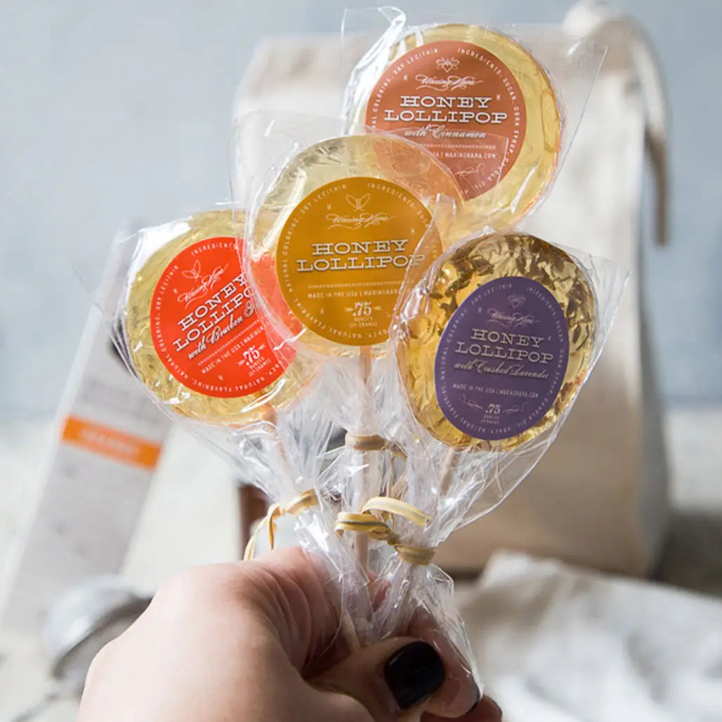 BEE INSPIRED | Kosher Honey Lollipops - 3 options